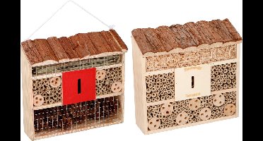 Lifetime Garden insectenhotel - hout - 30 x 10 x 28 cm
