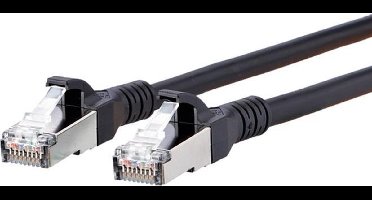 BTR NETCOM - Cat6A netwerkkabel - Zwart - 2 meter