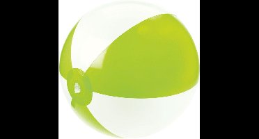 Benza Opblaasbare Strandbal Groen/Wit 50 cm