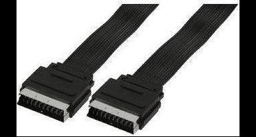 HQ Basic Flat Scart Kabel 2.50 M
