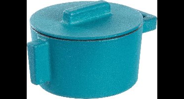 Braadpan Blauw 10 cm incl deksel - Sambonet