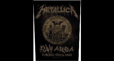 Metallica Back Patch - Bay Area Thrash - Zwart - 95% Katoen