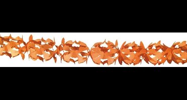 Folat - Slinger papier Hoku Oranje (6 meter) - Halloween - Halloween Decoratie - Halloween Versiering - WK voetbal 2026 - WK voetbal versiering - WK voetbal outfit - Nederland WK