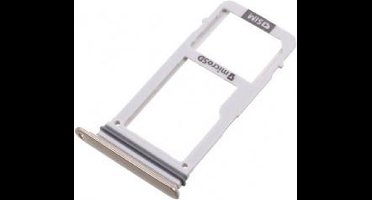Simkaart houder geschikt voor Samsung Galaxy A3 2017 A320 - Simcard Holder - Goud