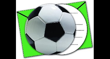 Voetbal - uitnodigingen (6 stuks)