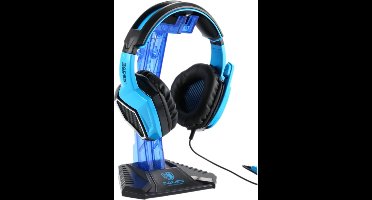 SADES universeel Multi-function Gaming hoofdtelefoon Hanger Desk Headset Stand houder Display Rack(blauw)