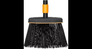 Fiskars Quikfit Bezemkop - Tuinbezem met Zachte haren - 260 mm breed
