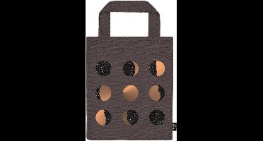 Moses Boekentas Maanfases 20 X 24 Cm Katoen Bruin