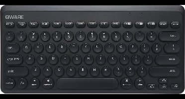 Qware Office - Toetsenbord - Draadloos - 2.4ghz - USB - Design - Norwich - Zwart - Qwerty