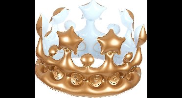 Vegaoo - Opblaasbare kroon voor volwassenen