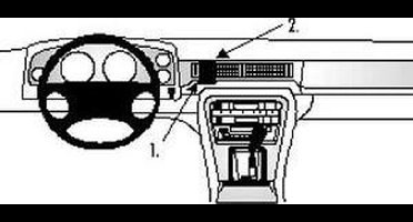 Brodit ProClip houder geschikt voor Jaguar XJ6 1987-1998 Center mount