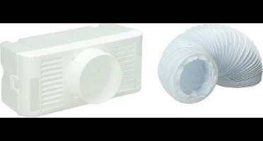 Bak opvangbak met 1.3 mtr slang 100mm condensbak condensafvoer voor wasdroger