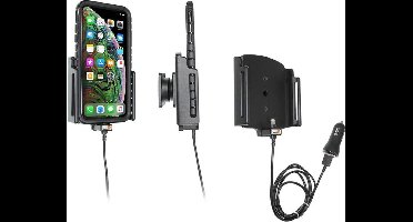 Brodit houder geschikt voor Apple iPhone Xs Max / iPhone 11 Pro Max Actieve verstelbare houder met 12V USB plug