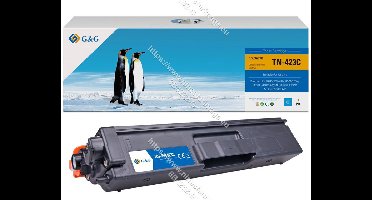 G&G TN-423C tonercartridge 1 stuk(s) Compatibel Cyaan