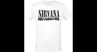 Nirvana Nevermind Heren T-shirt - wit - M