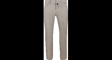 Pierre Cardin Broek Laval Checks Beige - Maat W 32 - L 34 - Heren - Five-pocket broek