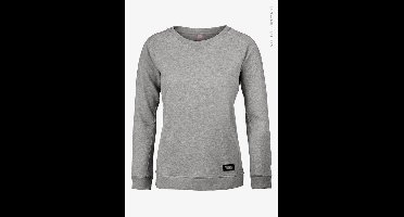 Newport Dames - Grijs Melange Luxe lichtgewicht trui sweater ronde hals | Maat XXL