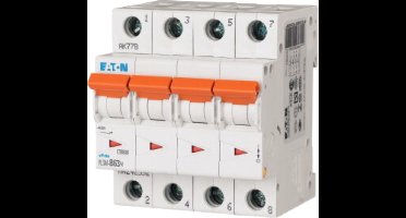 Eaton Installatieautomaat PLSM-B63/4-MW , B 63A , 4 Polig , 10 kA