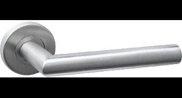 Intersteel Deurkruk Jura basic op rozet verdekt ø53x10mm rvs