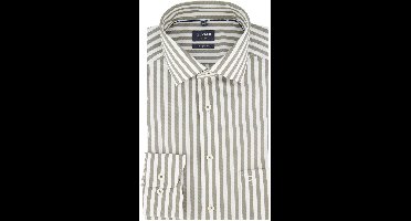 Olymp Modern Fit overhemd khaki borstzak