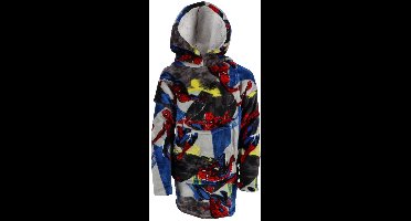 SpiderMan Hoodie Fleece deken, Jump - Kind (One Size ) - Polyester