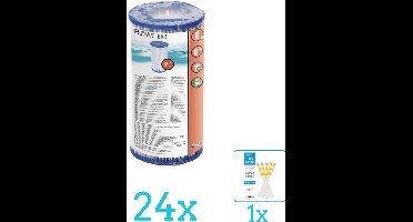 Bestway - Flowclear - Filtercartridge Type IV - Volumebundel - Filter - 24-delig