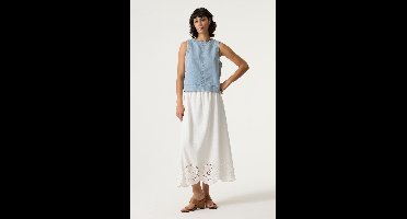 GARCIA Dames Effen Rok Wit