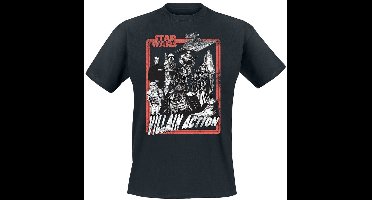 Star Wars Villain Action Heren T-shirt - zwart - L