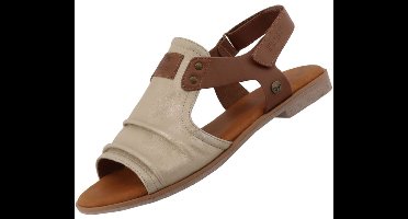 Mustang damessandaal beige/bruin