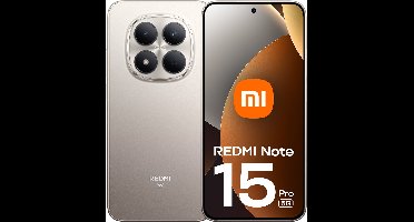 Xiaomi Redmi Note 15 Pro 5G - 512GB - Zilver (Titanium)