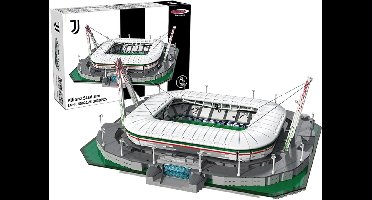 Jamara Constructiespeelgoed - 402905 - CaDA Bricks - Juventus - Allianz Stadium met LED - Voetbalstadion Bouwstenen set - 1:410