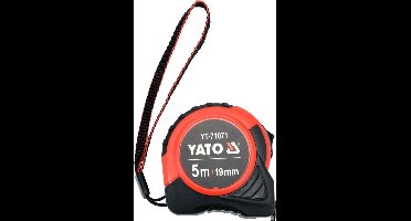 Yato Rolmaat – 5 m x 19 mm Stalen Lint met Nylon Coating