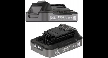 BLACK+DECKER Accessoires - 18V Li-Ion accu 2.0 Ah BDL2018S-XJ