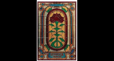 STRANGER THINGS - Creel House Stained Glass - Resin Plated - Decoratie
