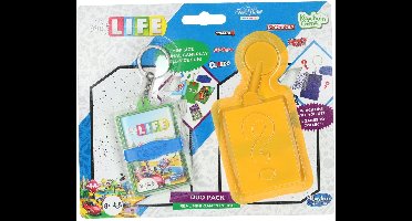 Hasbro mini spel sleutelhanger Levensweg - reisspel voor kinderen.