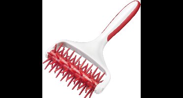 Core® Deegsteker - Deegschraper - Deegsnijder- Wit/Rood - 20cm x 13cm x 6cm