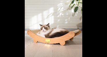 Core® Krabton - Krabpaal - Krabton voor Katten- Beige - ‎60cm x 35cm x 15cm
