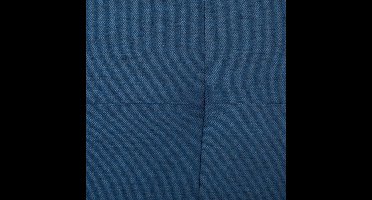 Opbergbank – Zitbank – Halbank – Opbergbank – Poef – Stofbekleding – Diepblauw – Ruime Opbergruimte – 125 cm Breed
