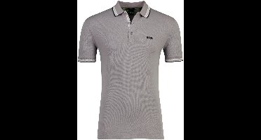 Hugo Boss polo lange mouw grijs