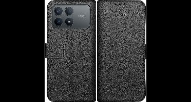 Just in Case hoesje geschikt voor Xiaomi Poco F8 Pro Hoesje met Pasjeshouder - Bookcase Classic - Zwart