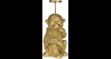 Dijk Natural Collections waxinelichthouder aap goud