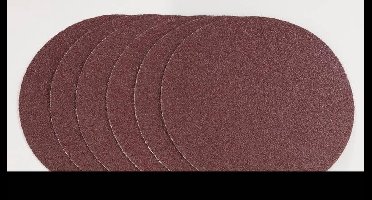 Westfalia Schuurpapier K80 diameter 125 mm zelfklevend 6 stuks