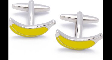 Manchetknopen - Bananen Geel Gele Banaan