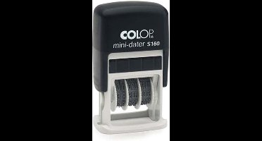 Colop Printer S160/D Blauw/rood - Stempels - Datum stempel Nederlands - Stempel afbeelding en tekst