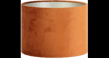 Light & Living Kap cilinder 25-25-18 cm VELOURS terra