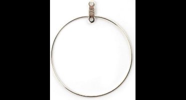Hobby - Oorhanger 35mm x6 zilverkleur - zelf sieraden maken