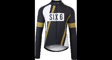 AGU PNSC Fietsshirt Lange Mouwen Six6 Heren - Zwart - M