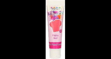 FunCakes Eetbare Voedingskleurstof - Kleurstof voor bakken Poppy Rood 30g