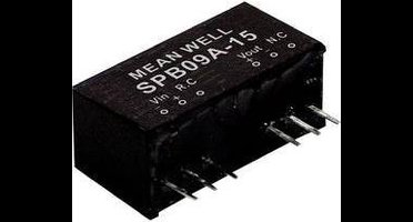 MW Mean Well SPB09B-24 DC/DC-convertermodule 375 mA 9 W Aantal uitgangen: 1 x Inhoud 1 stuk(s)