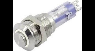 TRU COMPONENTS TC-6647620 LAS4GQH-11ZE/W/24V/S Drukschakelaar 48 V 2 A 1x aan/uit Continu Wit 1 stuk(s)